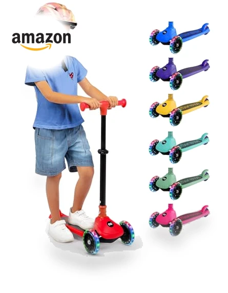 3 Wheel Foldable Kids Scooter — Push Scooters, SereneLife