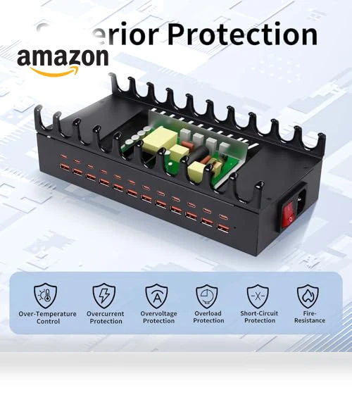 300W Charging Station for Multiple Devices — Power Hubs, Dongguan Zeen Tengxiang Technology Co., Ltd