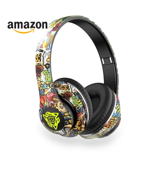 Bluetooth Headphones with LED Lights — Over-Ear Headphones, MODID