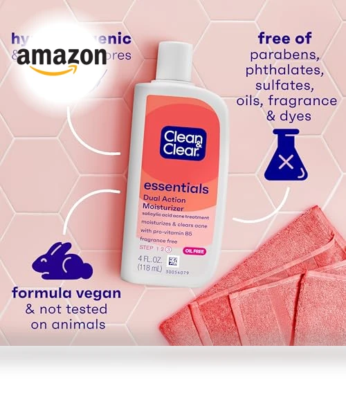 Dual Action Oil-Free Facial Moisturizer — Beauty & Personal Care, Clean & Clear