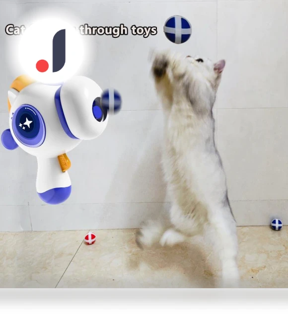 Interactive Cat Toy Ball Launcher — Cat Playthings, Pansyf