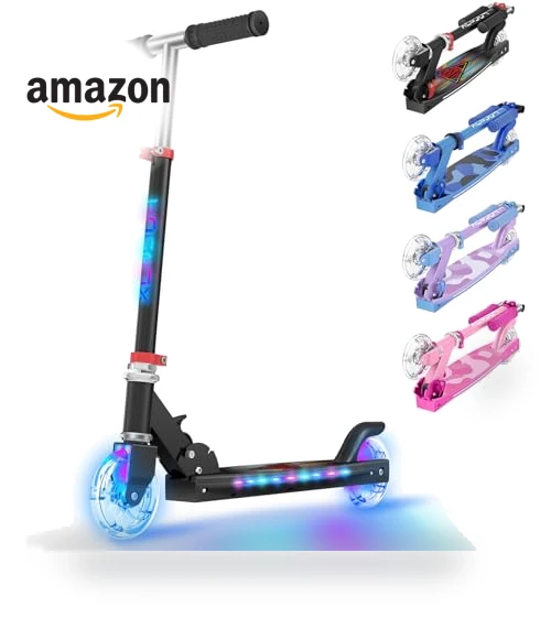 Light Up Kick Scooter — Push Scooters, TONBUX