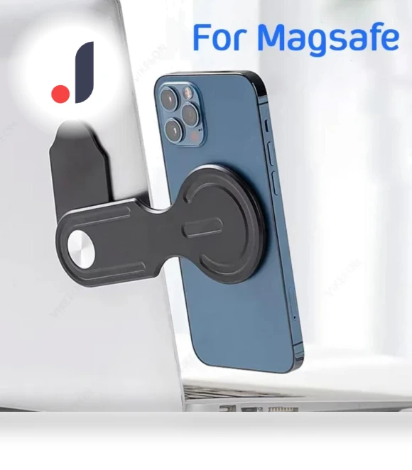 Magnetic Phone Holder Rotation Smartphone Laptop Back Mount — Mounts, Rainbow Rain