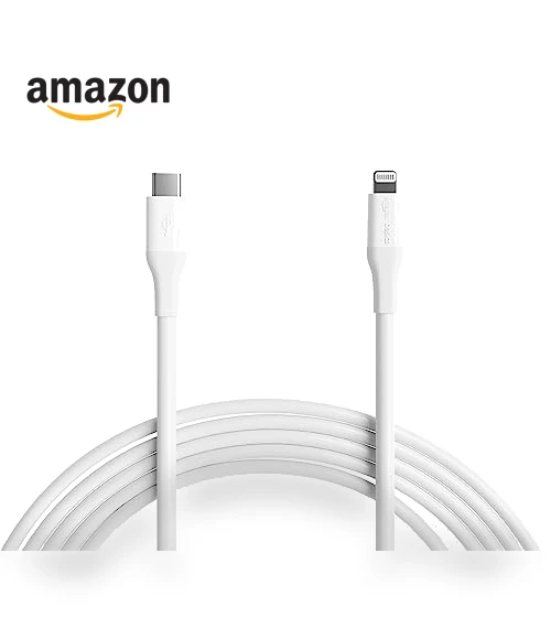 MFi Certified USB-C to Lightning Fast Charging Cable — Chargers, Amazon Basics