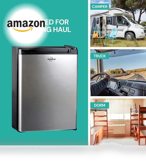 Mini Fridge With Freezer — Coolers & Fridges, Koolatron