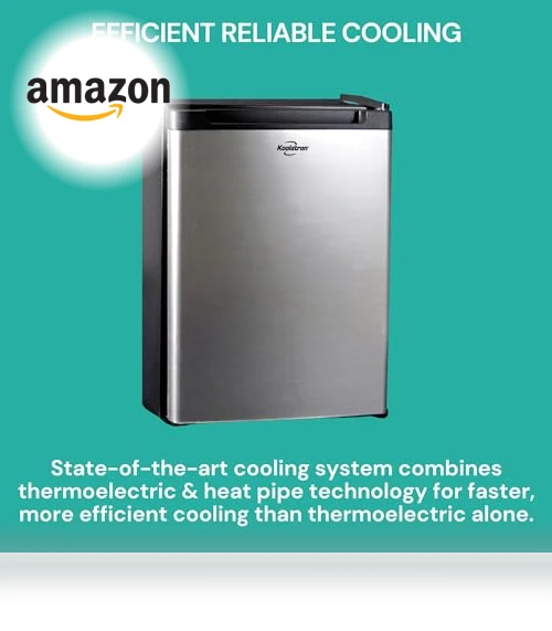 Mini Fridge With Freezer — Coolers & Fridges, Koolatron