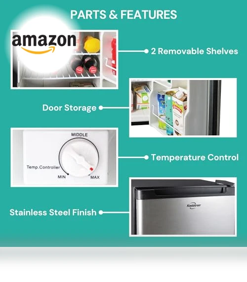 Mini Fridge With Freezer — Coolers & Fridges, Koolatron