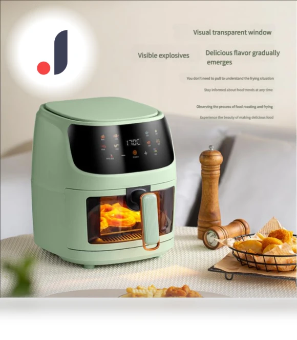 Smart Deep Fryer with Visual Window — Air Fryers, Cozy Haven