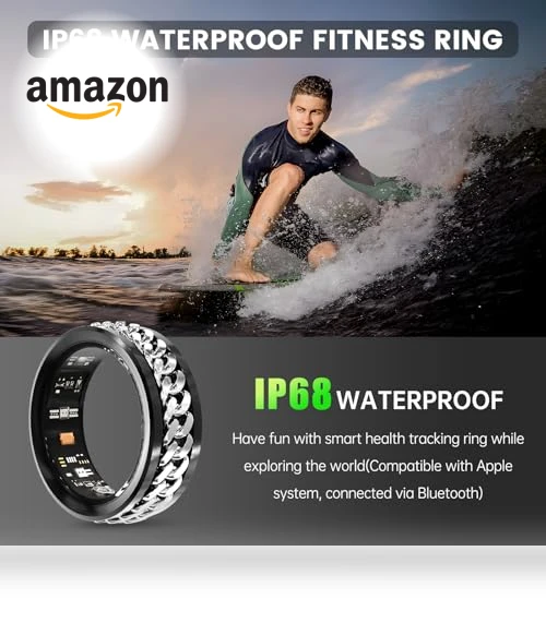 Smart Ring Fitness Tracker — Fitness & Activity Monitors, GANSI
