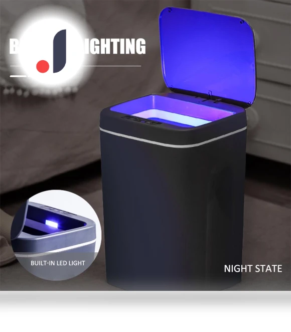 Smart Trash Bin with Wireless Sensor — Kitchen Cans, Lucky Market