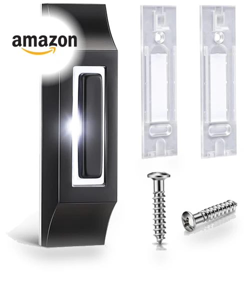 Solid Metal LED Light Up Doorbell Button — Push Buttons, Enhon