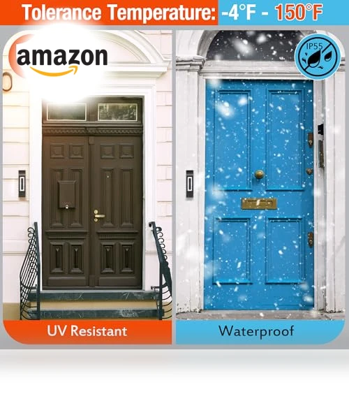 Solid Metal LED Light Up Doorbell Button — Push Buttons, Enhon