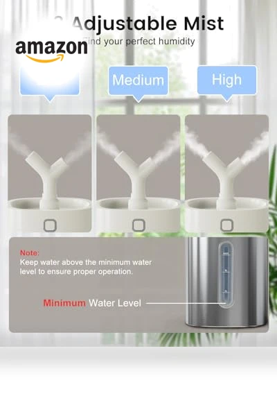 Stainless Steel Humidifier — Air Moisturizers, Feekaa