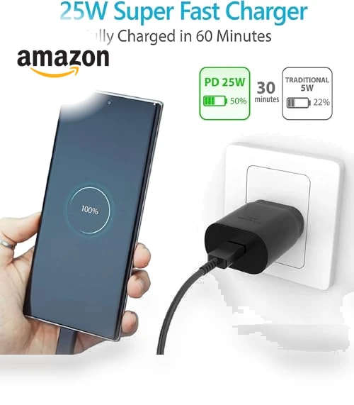 Super Fast Charging 25W USB C Wall Charger Block with 6ft Type C Charger Cable — Chargers, Guangdong Sangu Technology Co Ltd