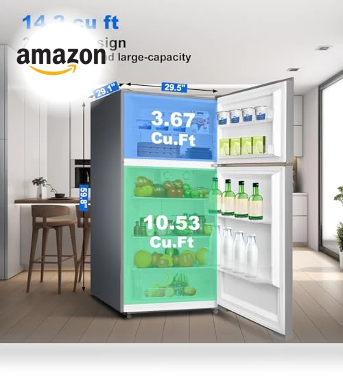 Top Freezer Refrigerator — Mini Fridges, SMETA