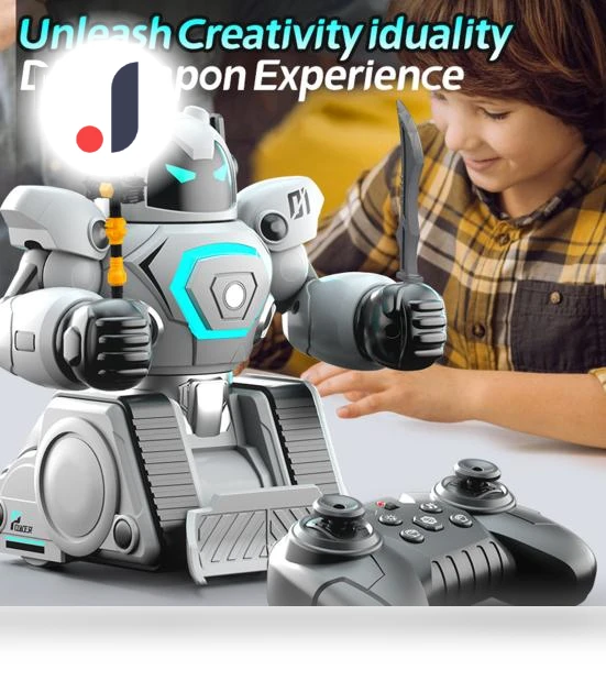 Toy Robot with Remote Control for 2 Players — Interactive Figures & Robots, Play with You