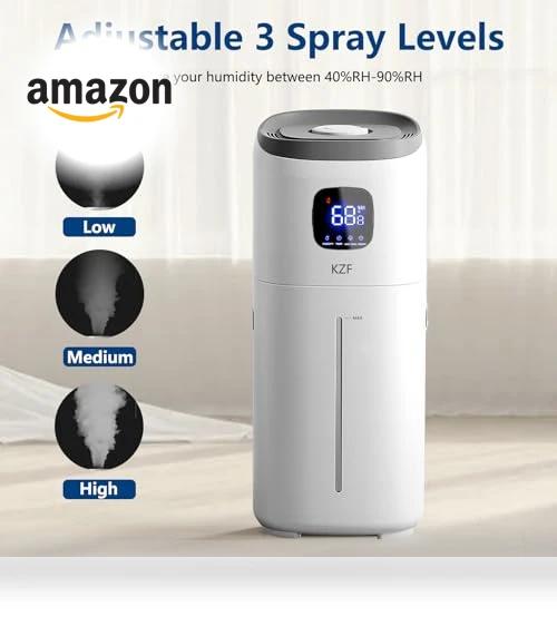 15L Humidifiers for Bedroom Large Room — Air Moisturizers, KZF