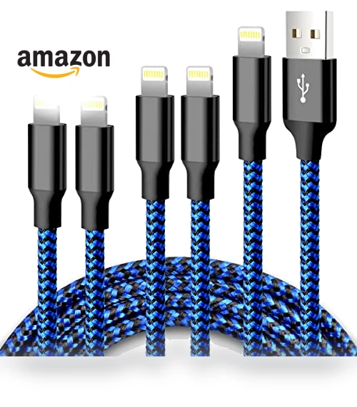 5 Pack Lightning Charging Cable — Cables, cugunu