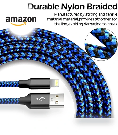 5 Pack Lightning Charging Cable — Cables, cugunu
