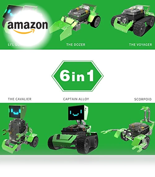 6 in 1 Programming Robot Building Kit — Construction Kits, Robobloq