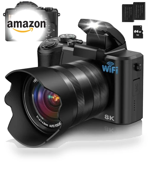 8K Digital Camera — Mirrorless Cameras, YOODEE