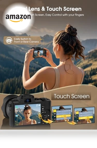 8K Digital Camera — Mirrorless Cameras, YOODEE