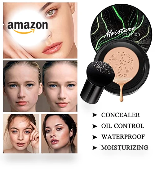 Air Cushion CC Cream Natural Foundation — Foundation, Hilareco