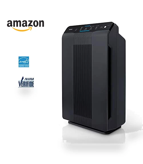Air Purifier with True HEPA, PlasmaWave and Odor Reducing Washable AOC Carbon Filter — Activated Carbon Air Purifiers, Winix