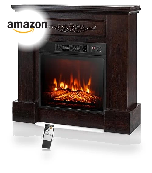 Electric Fireplace with Mantel — Electric Heating Solutions, GOFLAME