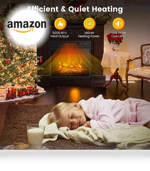 Electric Fireplace with Mantel — Electric Heating Solutions, GOFLAME