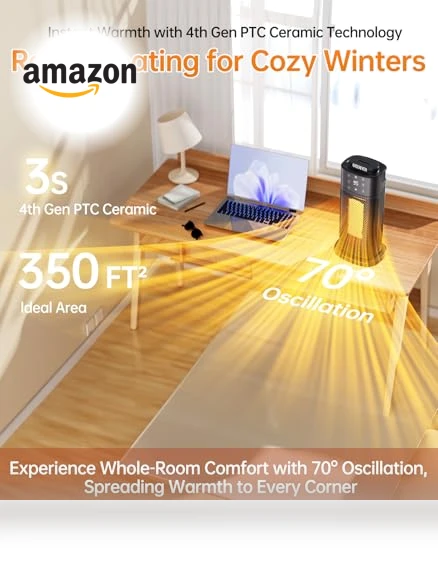 Indoor Space Heater with Humidifier — Air Moisturizers, GREENEVER