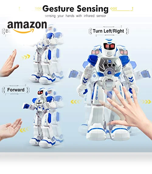 Intelligent Programmable Robot with Infrared Controller — Interactive Figures & Robots, ShanTou Shi ChengHai Qu ZhongYi WanJu ShiYe YouXian GongSi