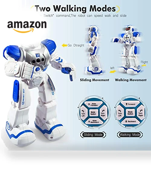 Intelligent Programmable Robot with Infrared Controller — Interactive Figures & Robots, ShanTou Shi ChengHai Qu ZhongYi WanJu ShiYe YouXian GongSi