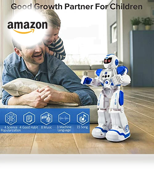 Intelligent Programmable Robot with Infrared Controller — Interactive Figures & Robots, ShanTou Shi ChengHai Qu ZhongYi WanJu ShiYe YouXian GongSi