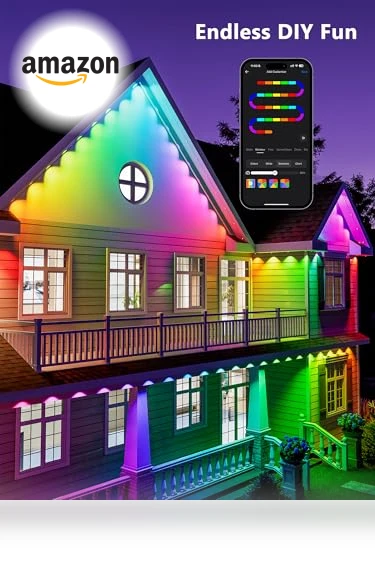 Permanent Outdoor Lights — String Lights, BrizLabs