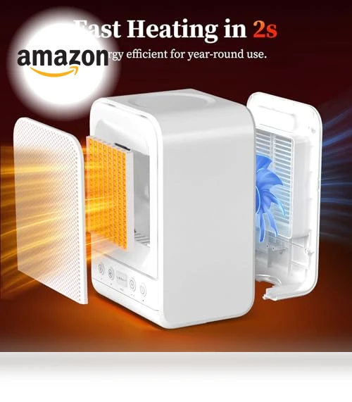 Portable Electric Heater with Thermostat — Portable Heating Solutions, Lerat