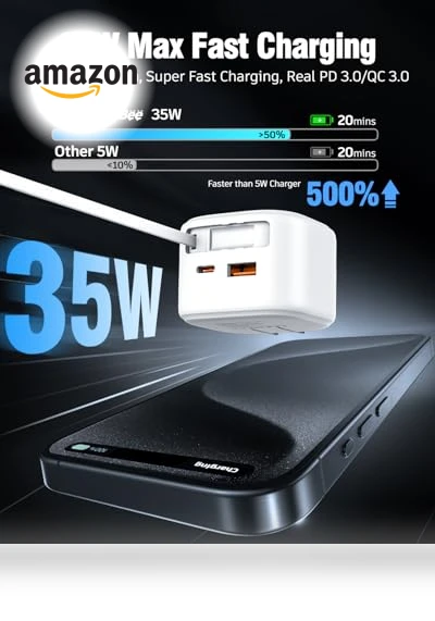 Retractable Wall Charger with Type C Cable — Chargers, Dongguan Hengyunda Technology Co.,LTD