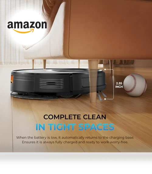 Robot Vacuum and Mop Combo — Smart Cleaning Robots, LWbrazl