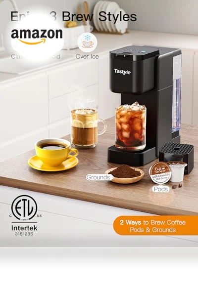 Single Serve Hot & Iced Coffee Maker — Brewing Excellence