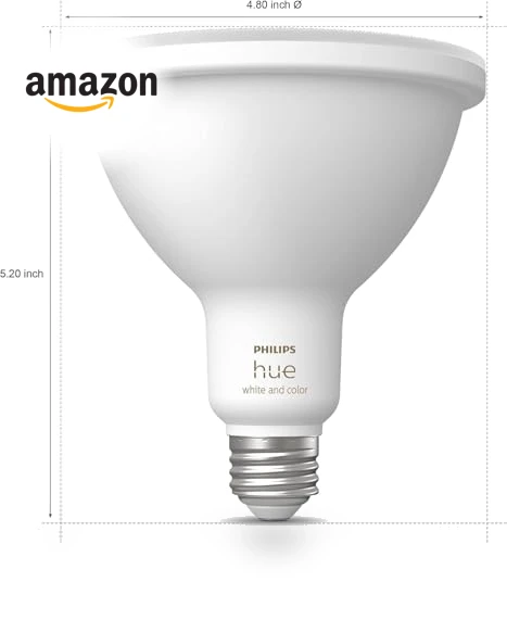 Smart 100W PAR38 LED Bulb - White and Color Ambiance Color-Changing Light — Lighting Solutions, Philips Hue