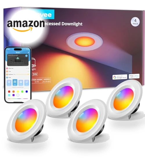 Smart Retrofit Recessed Lighting — LED, Govee