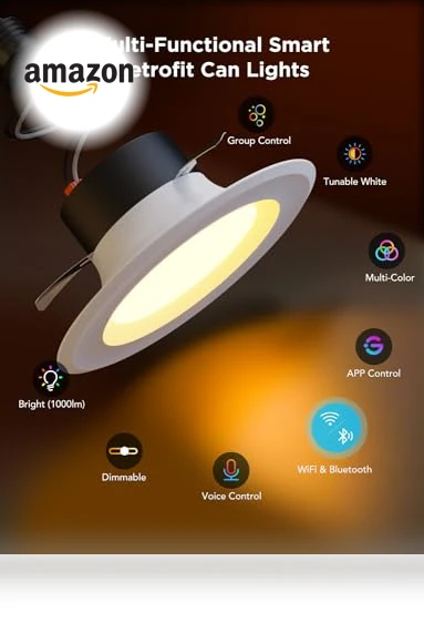 Smart Retrofit Recessed Lighting — LED, Govee