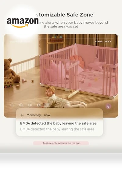 Smart WiFi Baby Monitor with 2 Cameras — Baby Monitors, Momcozy