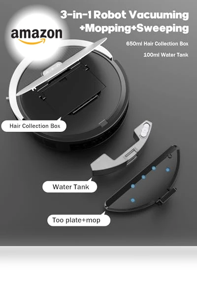 2 in 1 Robot Vacuum and Mop Combo — Smart Cleaning Robots, Pureatic