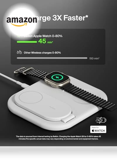 3-in-1 MagSafe-Compatible iPhone Charger — Chargers, Belkin