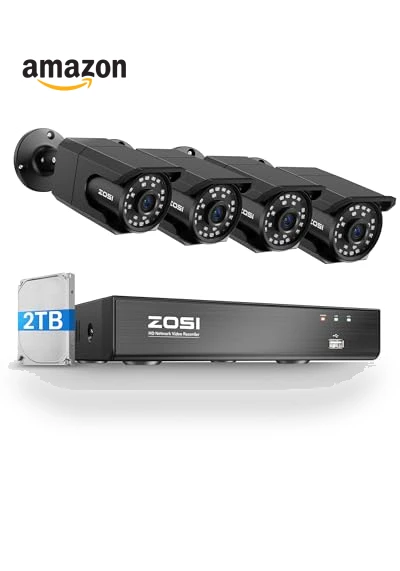 4K 8CH PoE Security Camera System — Security Cameras, ZOSI