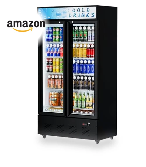 Commercial Beverage Refrigerator with Glass Door — Drink Coolers, ECEVT