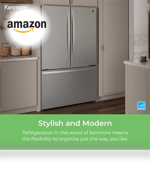 Counter-Depth French Door Refrigerator/Freezer — Mini Fridges, Kenmore