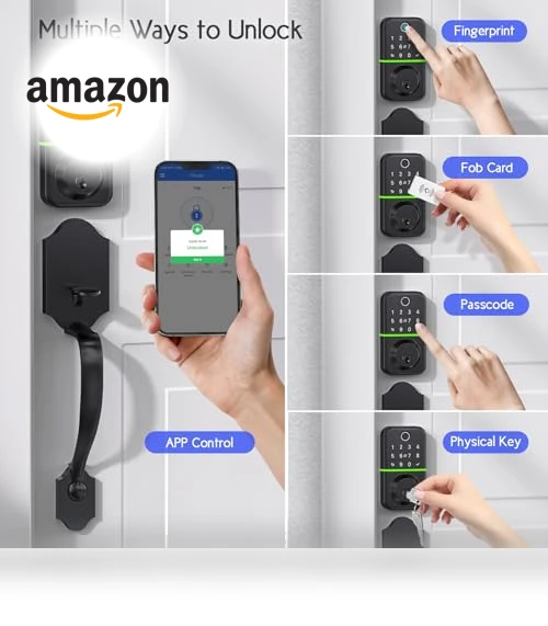 Deadbolt Smart Lock with Handle Set — Padlocks & Hasps, WiseGear