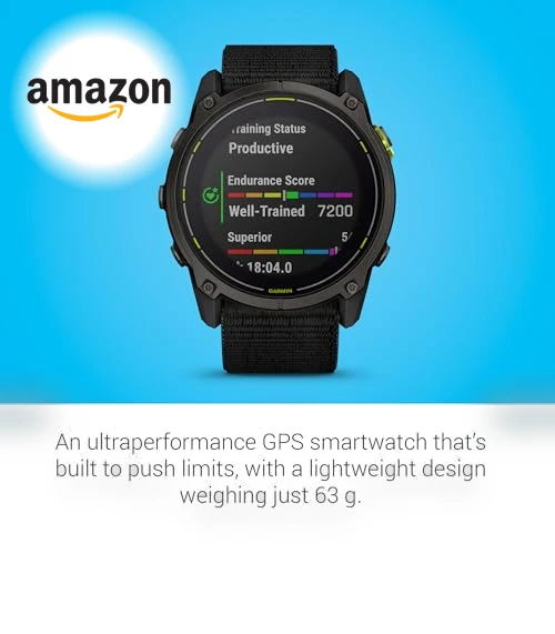 Enduro 3 Ultraperformance GPS Smartwatch — GPS Units, Garmin